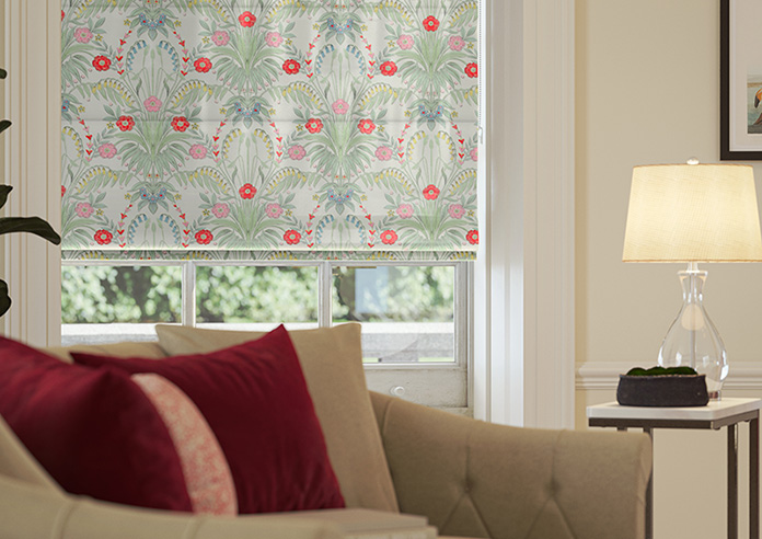 Cotswold Faux Silk, Lipstick - Twist&Fit Roman Blind - Image 5